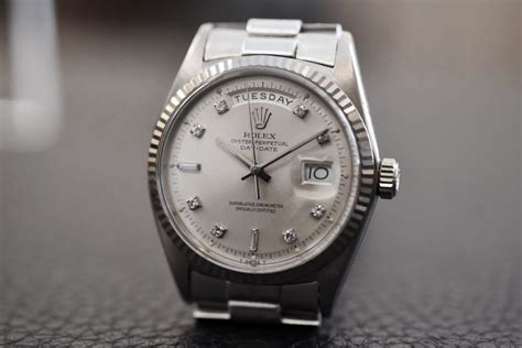 rolex date oro bianco e diamanti|Rolex Day.